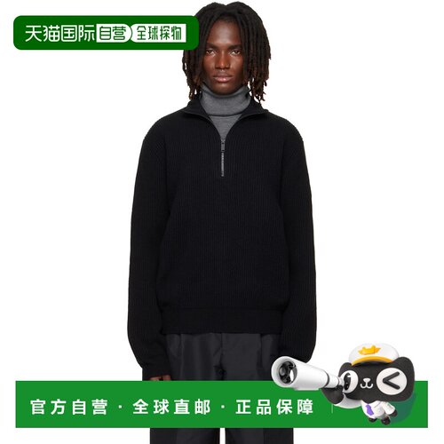 Canada Goose 加拿大鹅 男士 黑色 Mckinney Knit Quarter Zip 毛