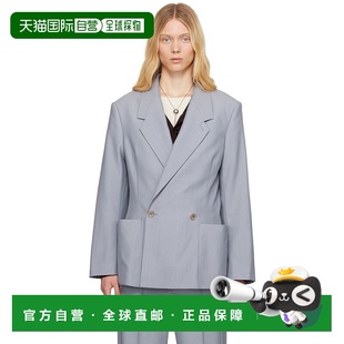 女士 蓝色 西装 潮奢 Tailored Lemaire Breasted 1h可退 Double