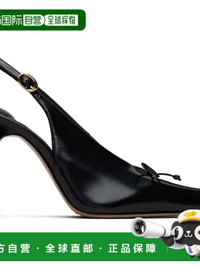 1h可退 潮奢 Jacquemus 女士 黑色 The high Cubisto slingbacks