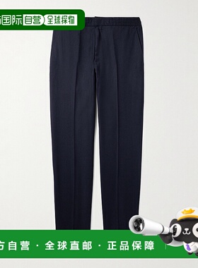 1h可退 潮奢 zegna 杰尼亚 男士 锥形羊毛裤子 2ZF714A273V4C1NAV