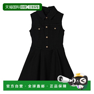 SS2025 BW1B32Z2813930OR 黑色 女童连衣裙 BALMAIN