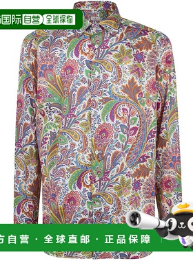 1h可退 ETRO 男士衬衫 MRIB000199SA5P40800 SS2026 白色 Etro Lo