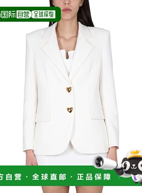 1h可退 MOSCHINO 女士外套 053204240001 SS2023 白色 SINGLE-BRE