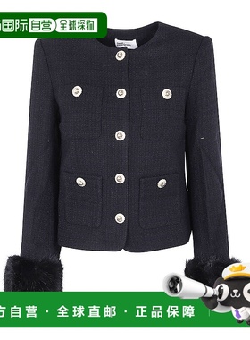 1h可退 SELF-PORTRAIT 女士外套 AW25088JBLACK AW2025 黑色