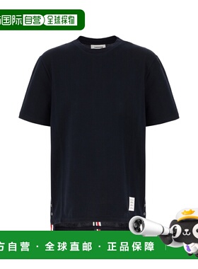 THOM BROWNE 男士T恤 MJS056A00050415 CO 蓝色 Relaxed fit SS t