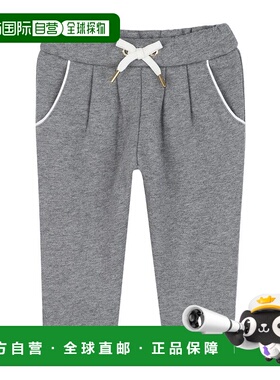 CHLOÉ 男童长裤 C20706A46 AW2025 灰色 抽绳运动裤