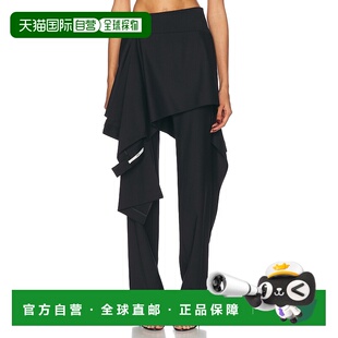 女士 MONSE 精细剪裁裙摆裤 子 1h可退 MF240708SWG休闲裤 潮奢