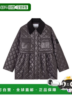 GANNI 女士外套 W0964252 AW2025 灰色 Ganni Outerwears