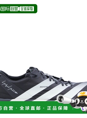 潮奢 Y-3 男士 ADIOS 9 黑色白色皮质运动鞋 KI6879