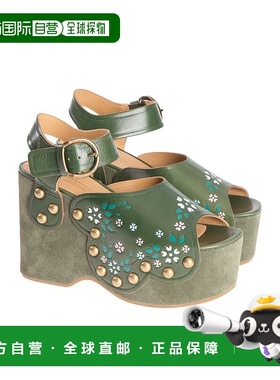 MARC JACOBS 女士凉鞋 M9001841360 SS2017 绿色 Leather sandals