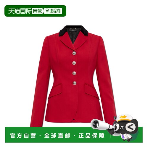 VERSACE 女士西服 10176801A122582RB80 SS2025红色西装外套