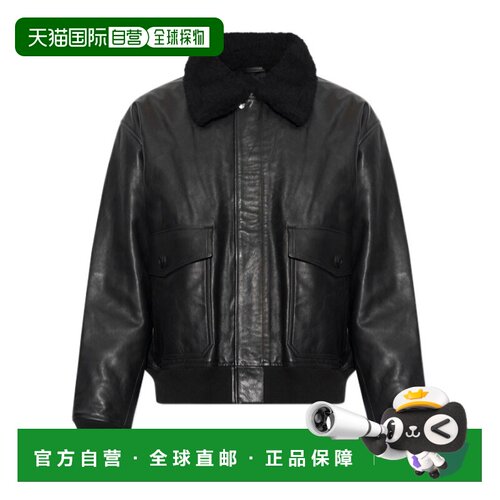 A.P.C. 男士皮衣 PXCDGH32108LZZ AW2026 黑色 长【付后1h可退】