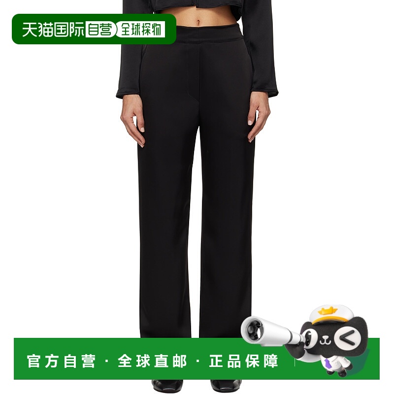 1h可退 潮奢 LESET 女士 黑色 Barb High Waist Straight Leg 长