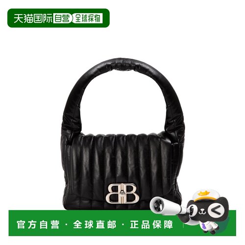1h可退 BALENCIAGA 女士单肩包 7878962AA7Z1000BLACK AW2025