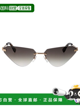 潮奢 Dsquared2 二次方 女士 金色绿色金属太阳眼镜 D20108SPEF9K