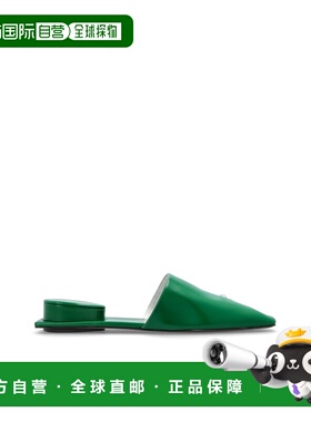 TORY BURCH 女士拖鞋 1800650311 SS2026 绿色 Leather heeled mu