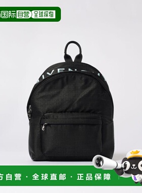 GIVENCHY 男童包袋 H3090209B AW2025 黑色 logo双肩包