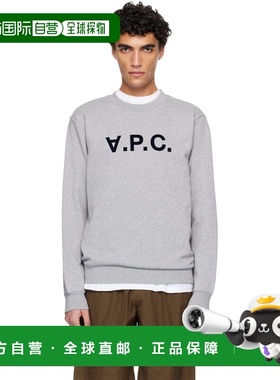 1h可退 潮奢 A.P.C. 男士 灰色 Standard Grand VPC 套头衫 COHBN