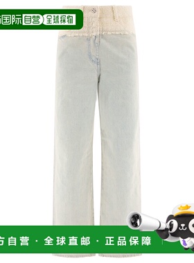 GIVENCHY 女士牛仔裤 BW50WG5YB5128 SS2025 白色 Oversized deni