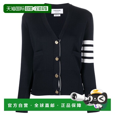 1h可退 潮奢 Thom Browne 汤姆 布朗 女士 羊毛四条纹开衫 FKC207