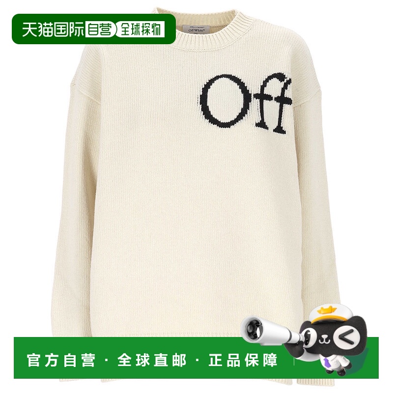 1h可退 OFF-WHITE 女士针织衫 OWHE10OF25KNI0020110 AW2025羊毛