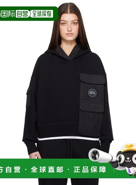 1h可退 潮奢 Canada Goose 加拿大鹅 女士 黑色 Yates 连帽衫 707
