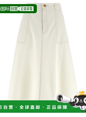 A.P.C. 女士半身裙 COGZVF06410AAC SS2025 白色 Laurie Skirt