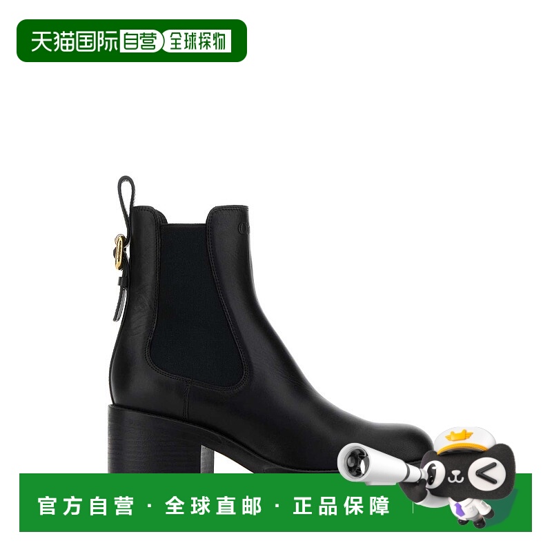 1h可退 CHLOÉ 女士靴子 CH25W15LPT001 AW2025 黑色 Dakota切尔西