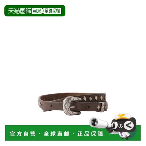 RRL BY RALPH LAUREN 女士皮带腰带 418919360DARKBROWN