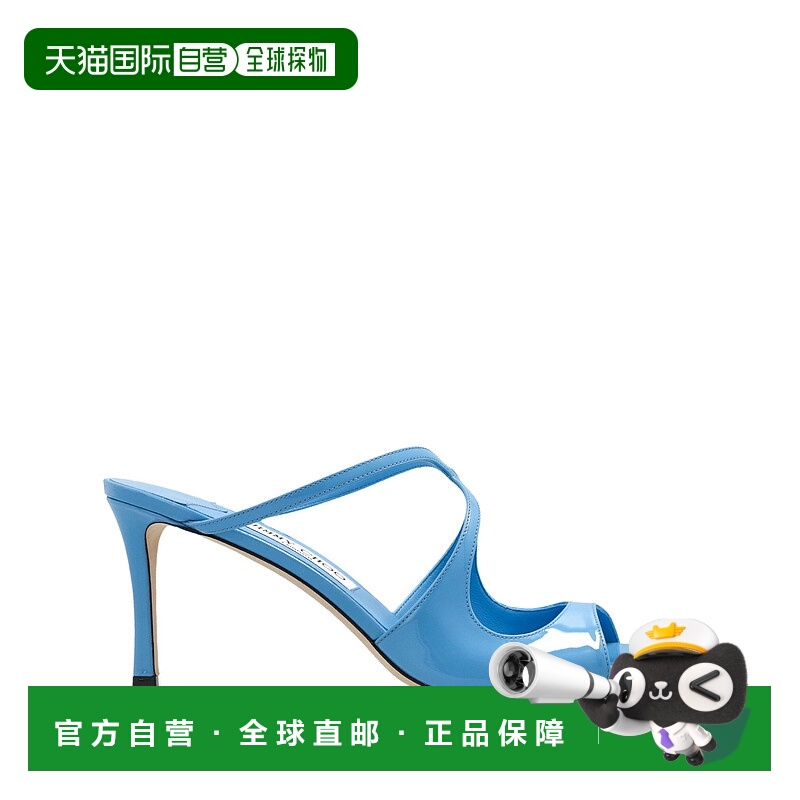 1h可退 潮奢 Jimmy Choo 周仰杰 女士 凉鞋 ANISE75PATDUSTYBLUE