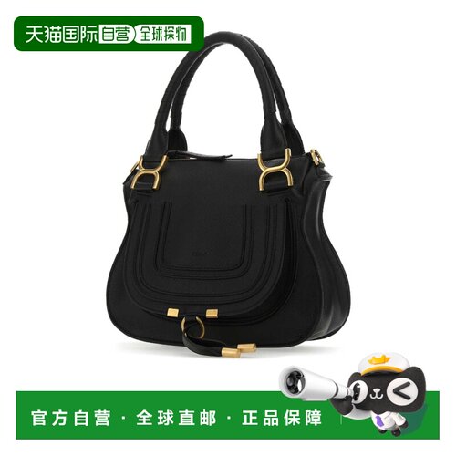 CHLOÉ 女士手提包 C22AS660I31001 CO 黑色 Marcie 纹理中号手提