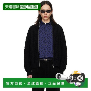 Knit KW04999 vowels 毛衣 Zip Cable 黑色 男士 潮奢 1h可退