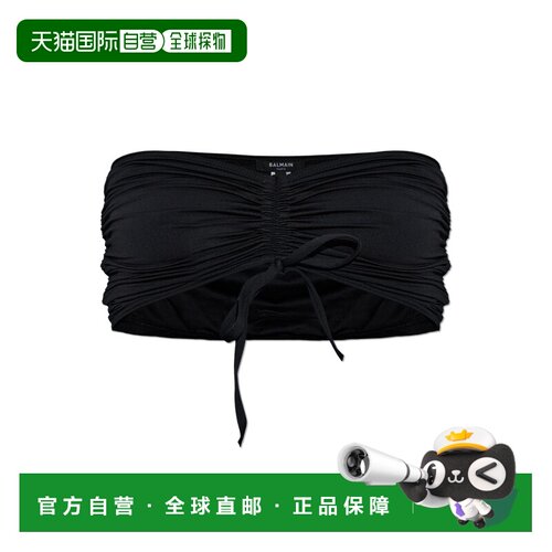 BALMAIN 女士泳装 BKD9226100001 AW2026 黑色 Beach top