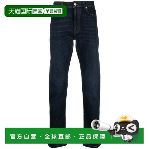 Z ZEGNA 男士牛仔裤 RE8I78CITY001 CO 蓝色 腰带环牛仔长裤