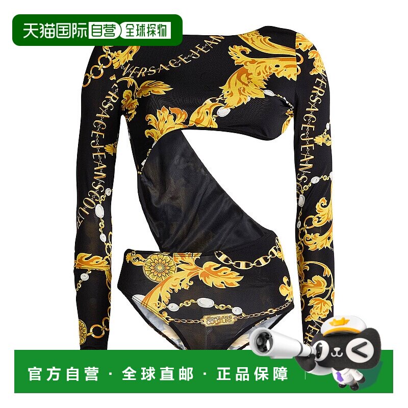 1h可退 潮奢 versace 范思哲 女士 连体衣 black黑色 舒适时尚