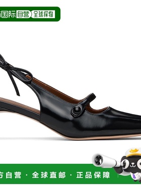 1h可退 潮奢 SHUSHU TONG 女士 黑色 Side Bow Square Toe 中跟鞋
