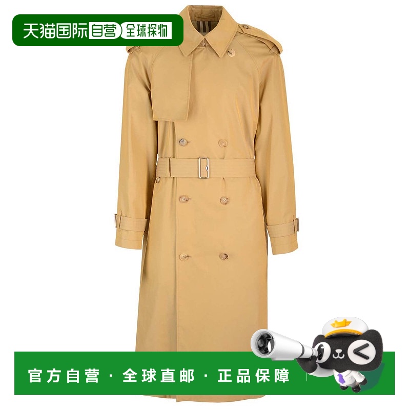 1h可退 BURBERRY 男士大衣 8087617NDEF SS2024 卡其色 Long tren
