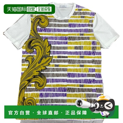 VERSACE 男士T恤 V800683VJ00418V7001 AW2021 花色短袖范思哲