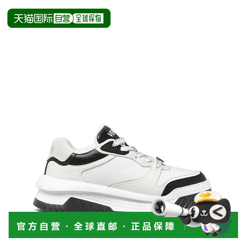 1h可退 VERSACE 男士运动鞋 10154371A10925 AW2024 黑色 VERSACE