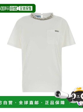 PRADA 女士T恤 3576BRSOOO182XF0009 SS2026 白色