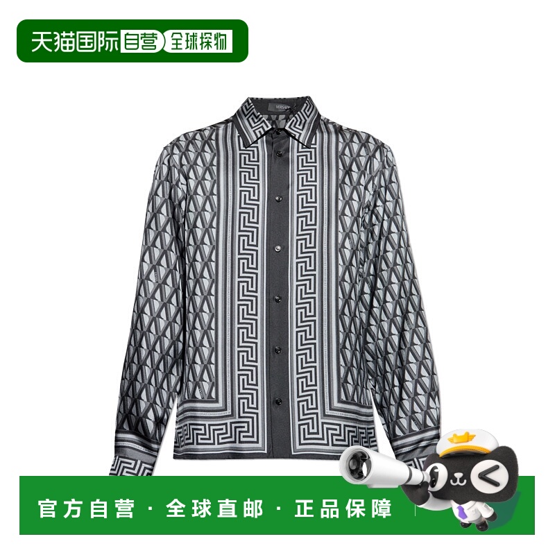 VERSACE 男士衬衫 10217151A167855E720 SS2026 灰色