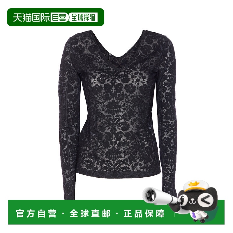 1h可退 PINKO 女士T恤 105655A2TWZ99 AW2025 黑色 Black Michett