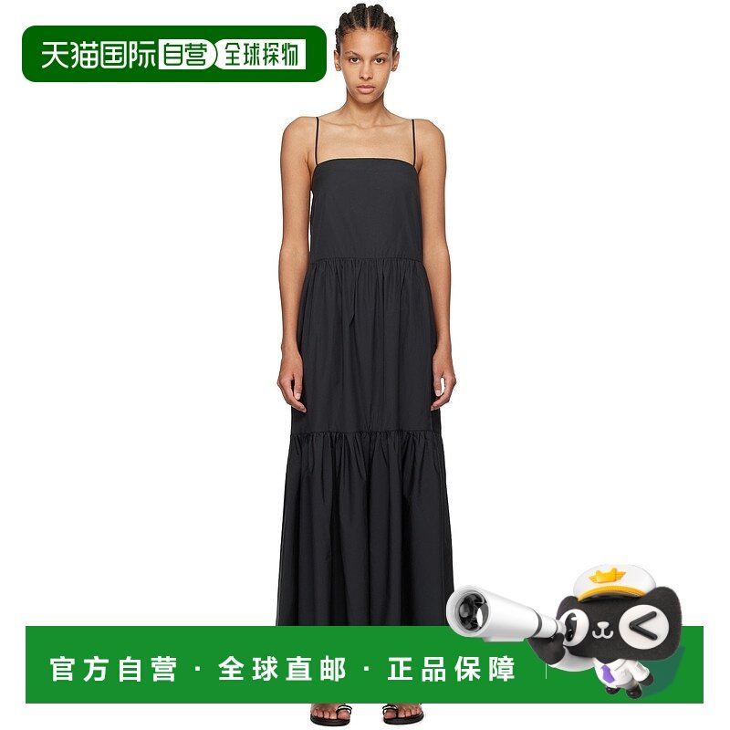 1h可退 潮奢 rag bone 瑞格布恩 女士 黑色 Saige 连衣裙 WAW24P3