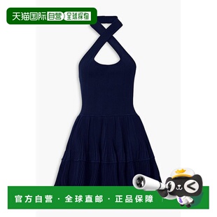 层叠罗纹针织挂脖迷你连衣裙 潮奢 Crinoline 女士 AA9R235 alaia