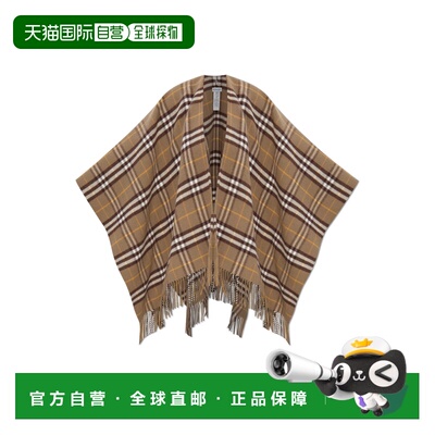 1h可退 BURBERRY 女士披肩 8112996C3264VOLE AW2025 花色