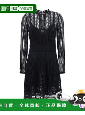 CHLOÉ 女士连衣裙 CHC23WMR13530001 AW2023 黑色 Black linen bl