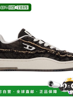 1h可退 潮奢 Diesel 迪赛 男士 黑色 S-Tracker-D Low 运动鞋 Y03