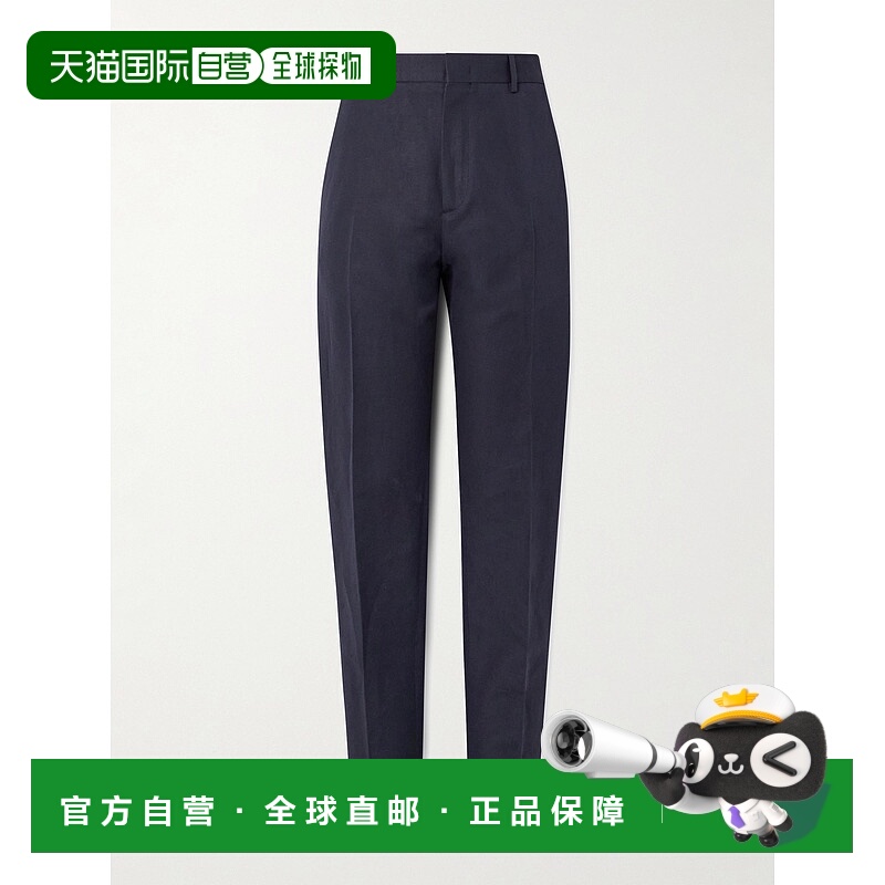 1h可退 潮奢 Loro Piana 诺悠翩雅 男士 Cedric 锥形棉麻混纺帆布