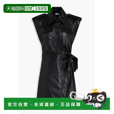 1h可退 潮奢 Simkhai 女士 Lourdes 裹式迷你衬衫式连衣裙 423101