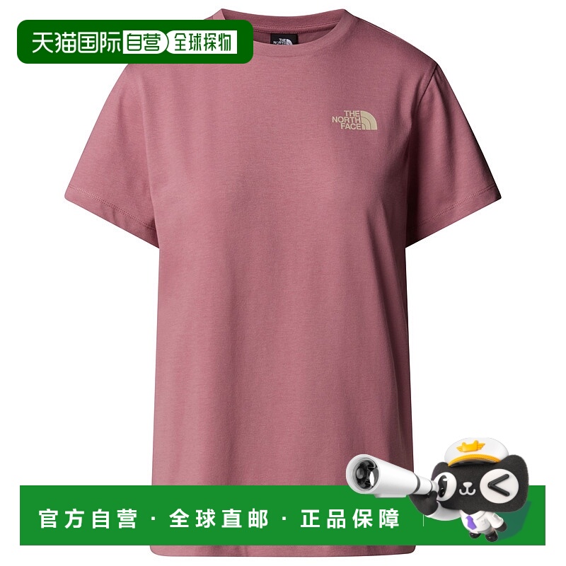 1h可退 THE NORTH FACE 女士户外T恤 9163521NOSTALGIAROSEGRAVEL